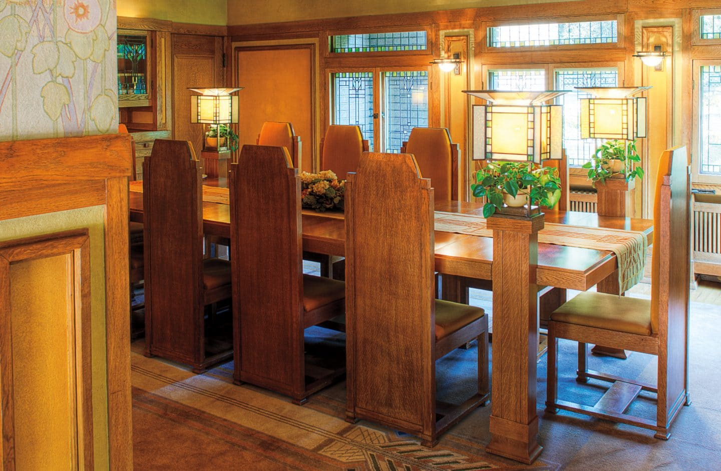 Frank Lloyd Wright Dining Room Set