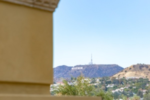 View of the Hollywood Sign from Residence A