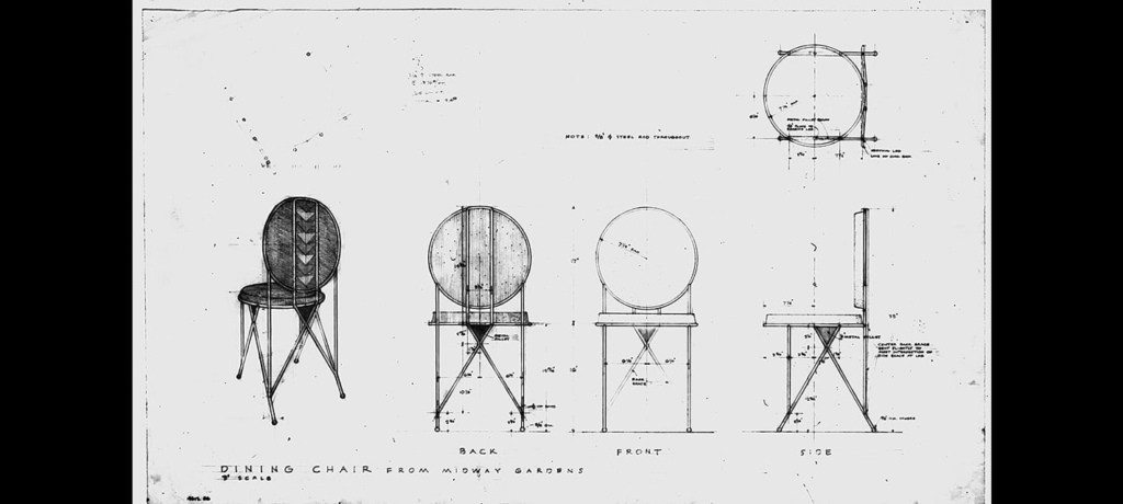 Drawing of chairs