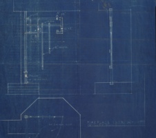 blueprints of a crane arm