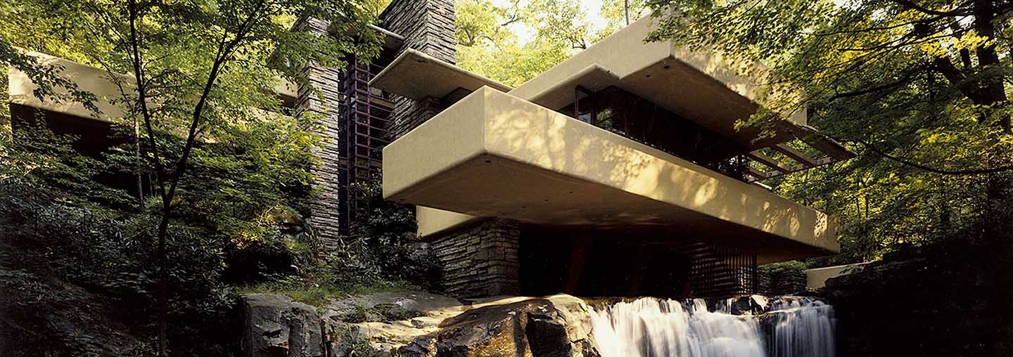 Photo of Fallingwater courtesy of the Western Pennsylvania Conservancy.