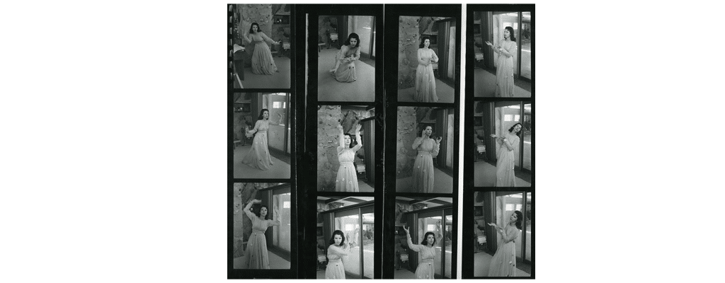 Photographs of Iovanna Lloyd Wright by John Amarantides, 1961, Frank Lloyd Wright Foundation Collection.