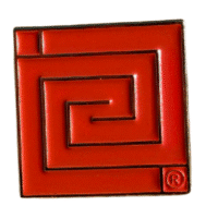 Whirling Arrow enamel pin