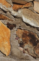 Desert masonry close up