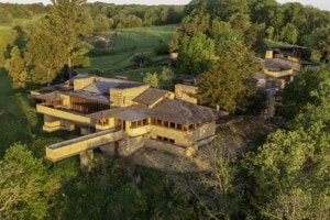 Aerial view of Taliesin
