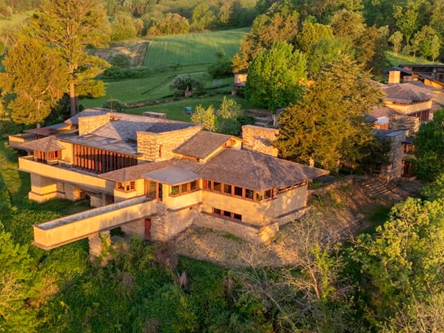 Taliesin from above