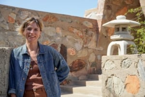 Artist Erika Lynne Hanson at Taliesin West