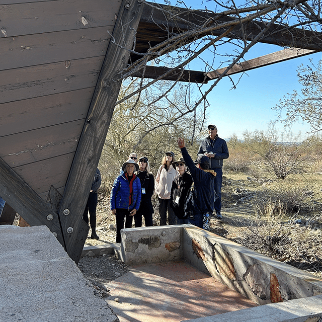 shelter in the desert hike 2024 Taliesin West