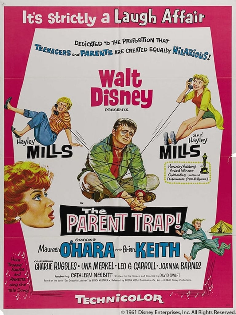 film poster for the movie parent trap