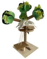 A mock up of a tree house created by young architects