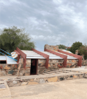 Frank Lloyd Wright, Taliesin West, View of Wright's Office Acrylic Roof, 2023.