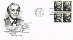 first day issue FLW stamp
