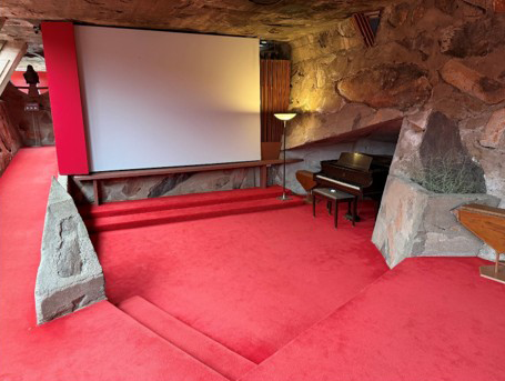 stage area cabaret theater Taliesin West