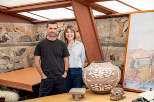 Artists Guy Michael Davis and Katie Parker
