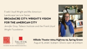 Americal 250 lecture broadacre city