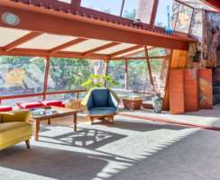 Shadows in the Garden Room at Taliesin West