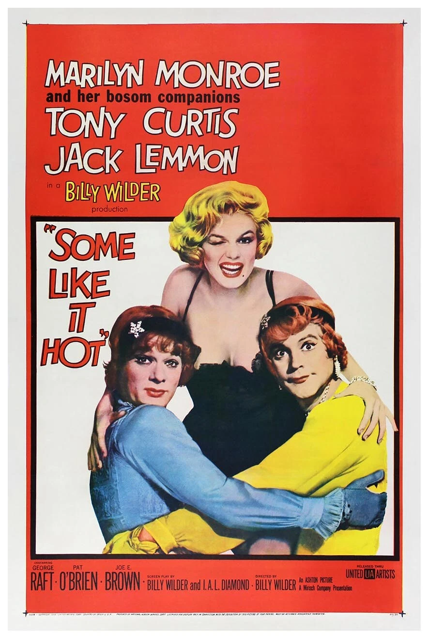 some like it hot movie poster